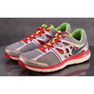 Nike Dual Fusion Lite Women's Running Shoes Size 9 Hot Pink Gray